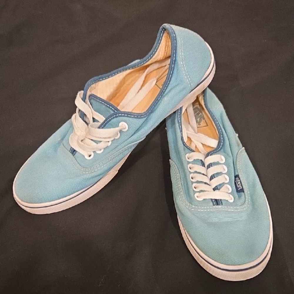 Casual Blue Women's Vans Canvas Sneakers